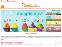Tablet Screenshot of entrefiestas.com
